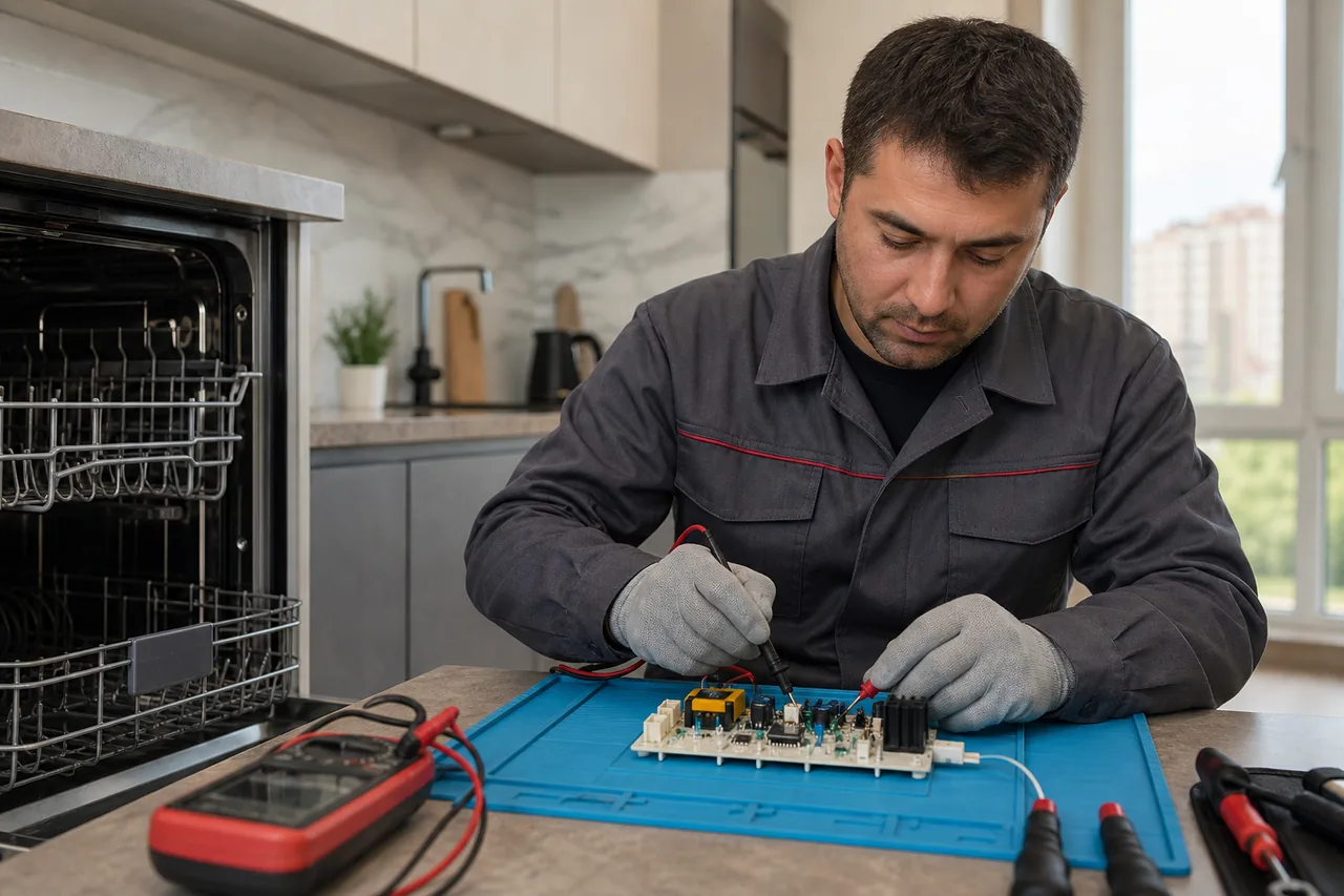 Qabyuyan elektron plata təmiri